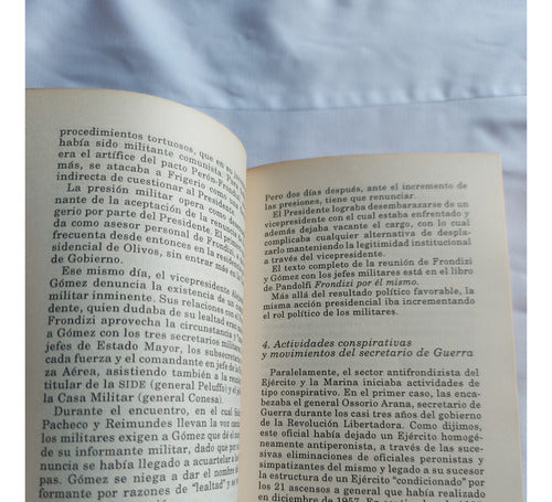 El Ejercito Y Frondizi 1958/1962 - Rosendo Fraga Emecé 1992 3