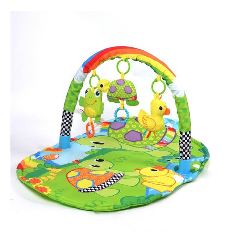 Woody Toys Baby Gym Play Mat with Detachable Arches and Rattles 2