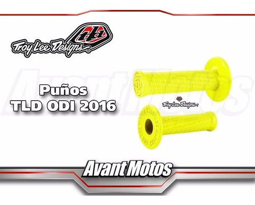 Puños Motocross Odi Troy Lee Designs Tld Amarillo Avant 1