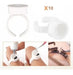 Full-time Mania 10 Eyelash Extension Holder Rings with Adhesive 2