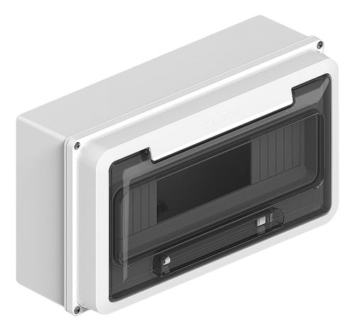 Caja Para Térmicas Ip65 Aplicar 12 Polos Blanca Con Puerta F 0