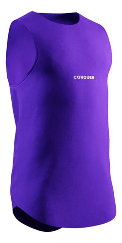 Conquer Gym Muscle Fitness Sweatshirt Tank Top for Men 7