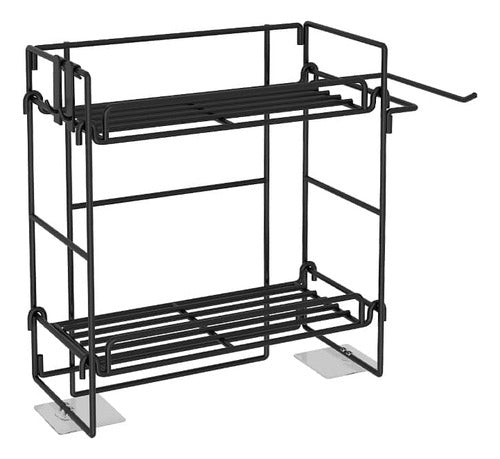 Búho Store Multi-Purpose Organizer Shelf for Bathroom and Kitchen - 2-Tier 0