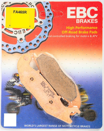 EBC Sintered Brake Pads for Honda CRF250 13-17 and Gas Gas EC250 14 0