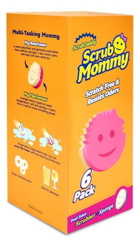 Scrub Daddy Scrub Mommy Dual-Sided Multi-Surface Sponges (6 Count) 0