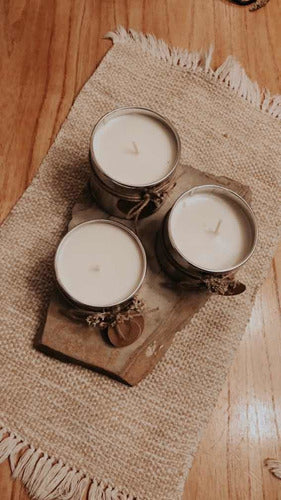 100% Soy Wax Candle Coconut Scent 8.5 x 5 x 7.5cm 2