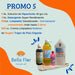 Bella Flor Detergent + Sodium Hypochlorite + Concentrated Cleaner + Cream Cleaner 1