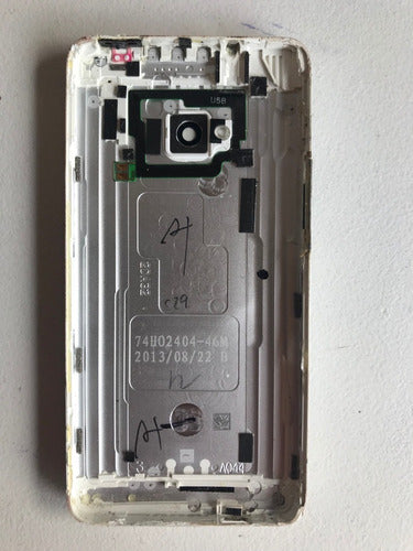 Tapa Trasera Para Htc M7 Plata Original 1