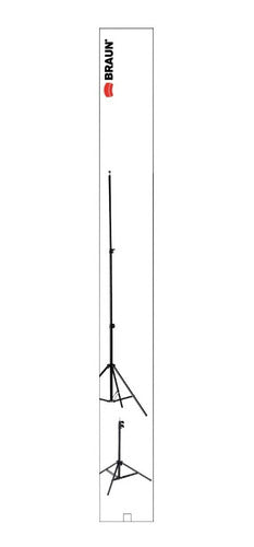 Braun LS 192 Lighting Tripod - 192cm, 3 Sections 6