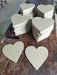 Pack 6 Corazones En Mdf Miden 16 Cm Para Decorar Pintar 6