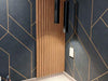 MJ Maderas Placas Ranuradas Revestimiento Pared MDF Decoración 1,20x90 3