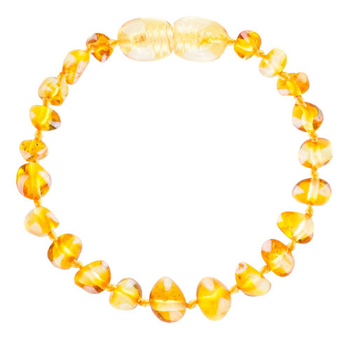 Pulseira De Âmbar Baroque Honey 0