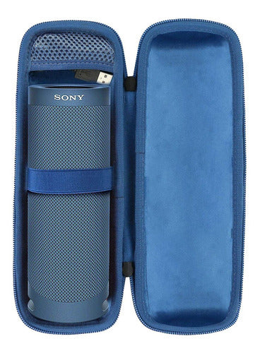 Co2crea Hard Case for Sony SRS-XB23 Extra Bass - Blue 0