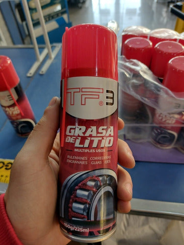 TF3 Lithium Grease in Aerosol for Multiple Uses 225ml x12 Pack 2