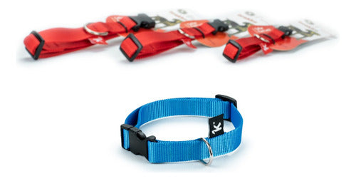 Brakko Premium Nylon Fast Lock Small Dog Collar 36-54cm 0