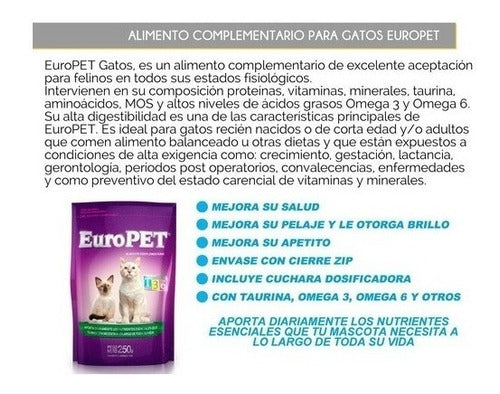 Europet Cat Supplement Pack 250g x 5 Units 3
