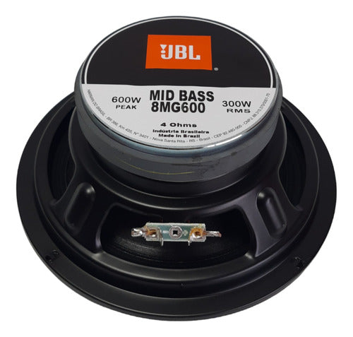 JBL 8MG600 4R 8-Inch Woofer Mid-Bass 300W RMS 4 Ohm 5