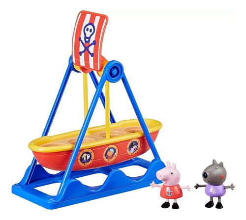 Juguete Peppa Pig Barco Pirata 3 Piezas Para Niños Hasbro 1