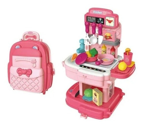 Juguete Juego Set De Cocina Mochila Funny Land 3