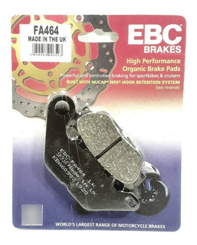 Pastilla De Freno Trasera Yamaha N-max 150 Ebc Fa464 0