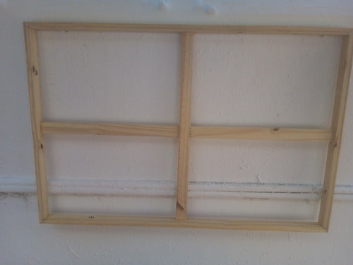 Wooden Pine Frame 100x150 without Fabric 0