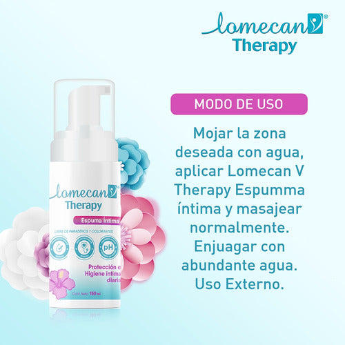 Lomecan Therapy Espuma Intima Protección E Higiene 150ml 3