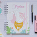 Personalized Hardcover Pediatric Notebook with Name 1