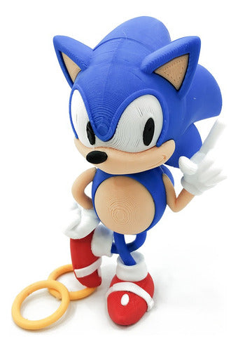 Mario Bros Games Sonic Mystic Portal 3D Printed Geek Figure 2