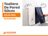 Soluzione Organizador Toallero De Baño 50cm Acero Gris Sanitarios 1