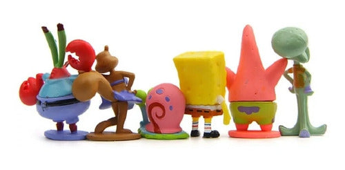 Bob Esponja Set Mini Figuras Personaje Tv Muñecos 4