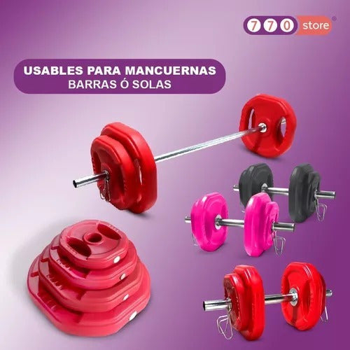 770 Store 5 Kg Discs with PVC Grip Body Pump 5