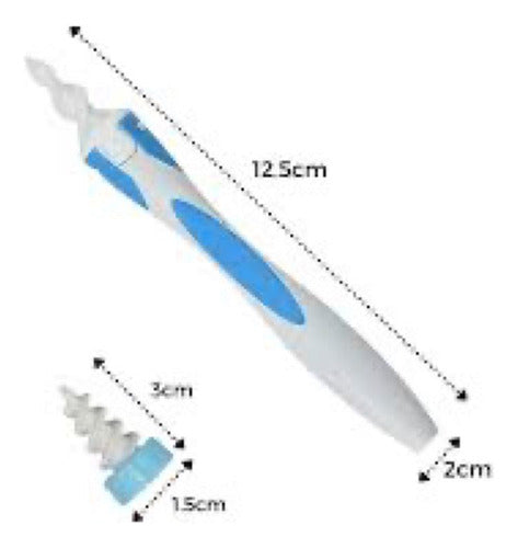 Universal Limpia Oídos Flexible Limpiador De Oídos Repuestos Lavables 3