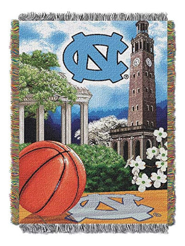 Northwest Ncaa North Carolina Tar Heels Manta De Tapiz Tejid 1