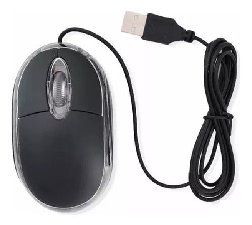 Optical Mouse USB Wired in Box 2