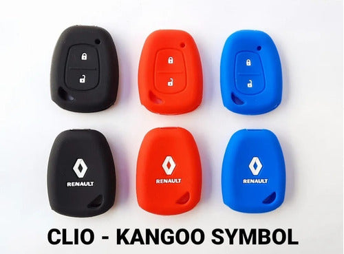 SANSOLED Silicone Key Cover for Renault Clio - Kangoo - Symbol 2