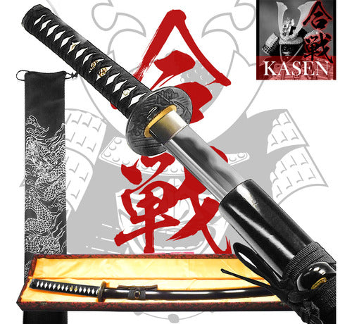 Espada Katana Iaito Funcional Hamon Estético + Super Brindes 1