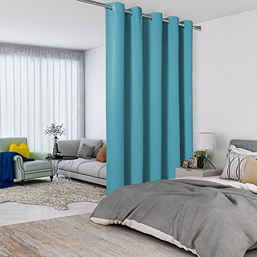 Lordtex Cortinas Divisoras De Habitacin Color Verde Azulado 0