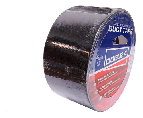 Cinta Duct Tape Multipropósito 48mm X 9m Negro Doble A 0