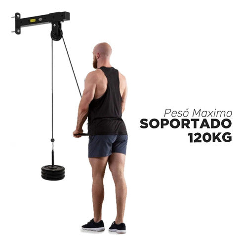 Polea Alta Y Baja Gym Kit Completo Profesional Premium 2