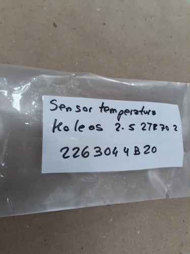 Renault Temperature Sensor Water Koleos 2.5 2TR 702 6