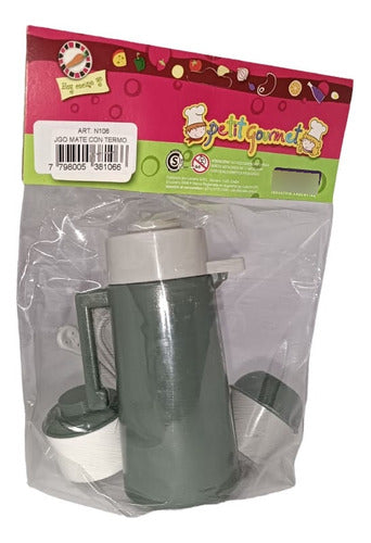 Juego De Mate Con Termo Plastico Yerbera Y Azucarera 4