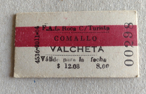 Boleto De Tren De Estación Comallo A Estación Valcheta 0