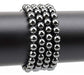 LPBeads Loose Beads 0.315 Inches/8mm Natural Stone Hematite 3