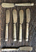 42 Antique Aged Bronze Spreading Knives Set 1