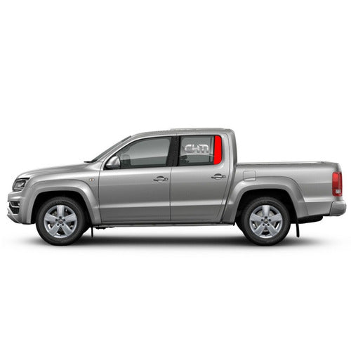 Vidrio Ventilete Volkswagen Amarok Trasero Izquierdo 0