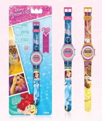 Reloj Digital 5 Funciones Disney Princesas Intek 0144 0