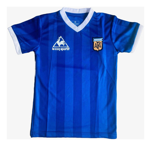 Kids T-shirt Argentina 1986 National Team World Cup Jersey 0