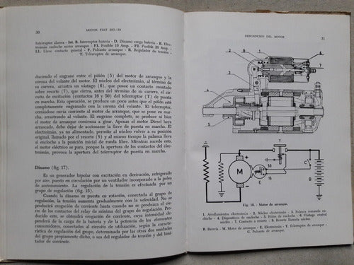 Manual Motor Diesel Fiat 203 - Fiat Fidemotor Argentina 1962 6