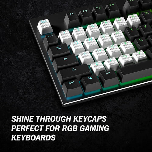 HK Gaming Rubber Keycap Set for Games | Non-Slip Texture 1