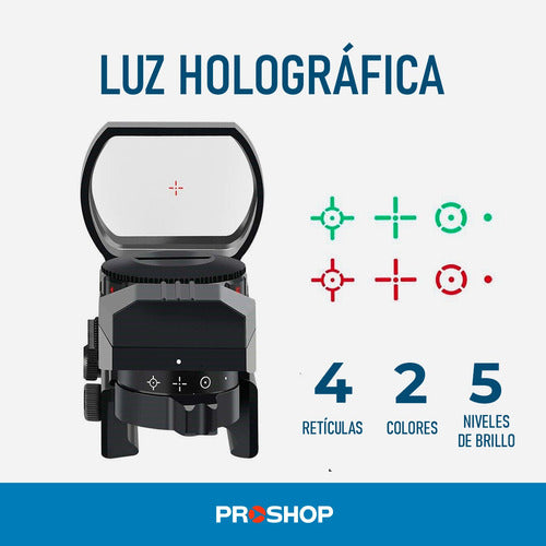 Smart Tech Holographic Tactical Sight Red Green Reticle in Box HPro+ 3